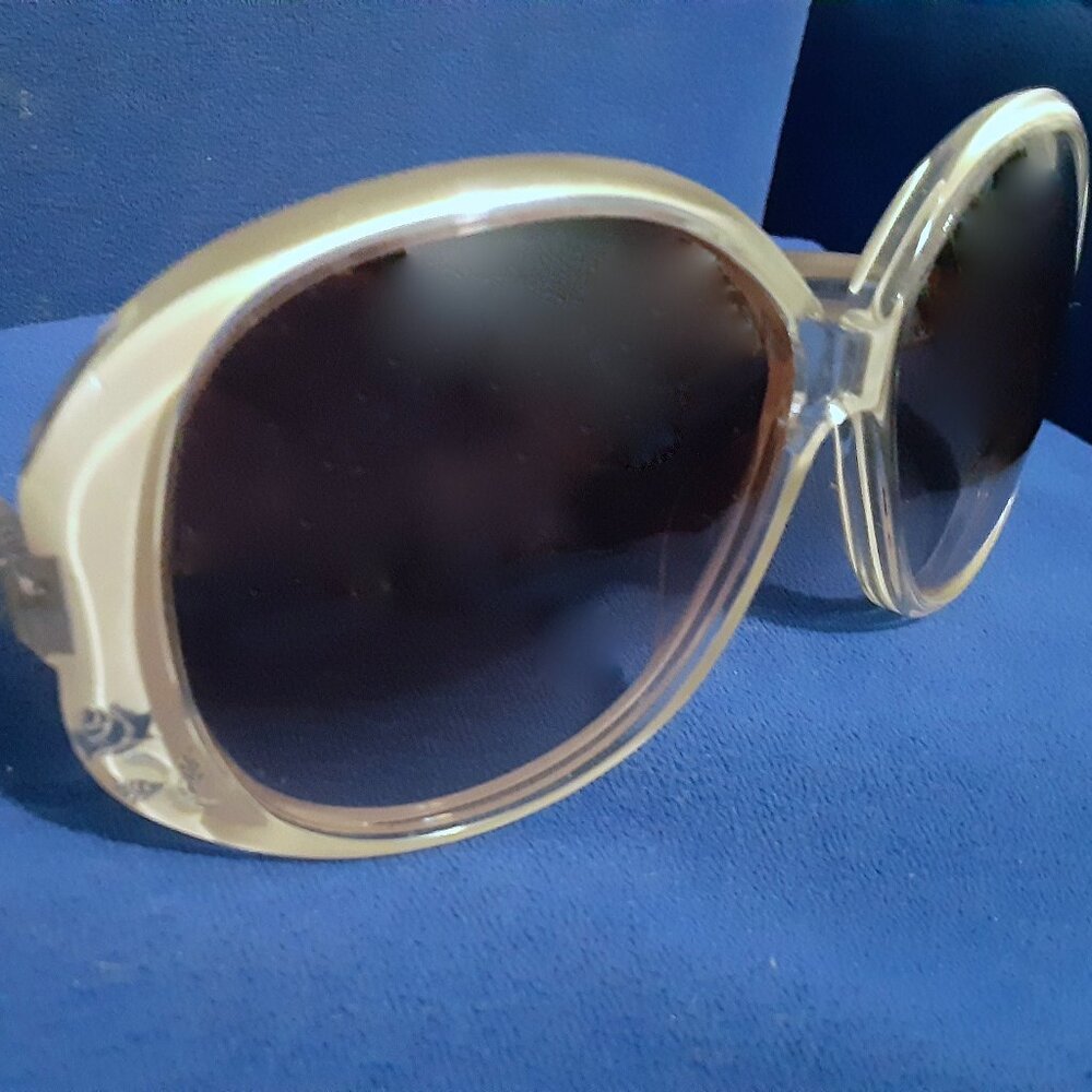 FENDI  Vintage Floral Embellished Sunglasses